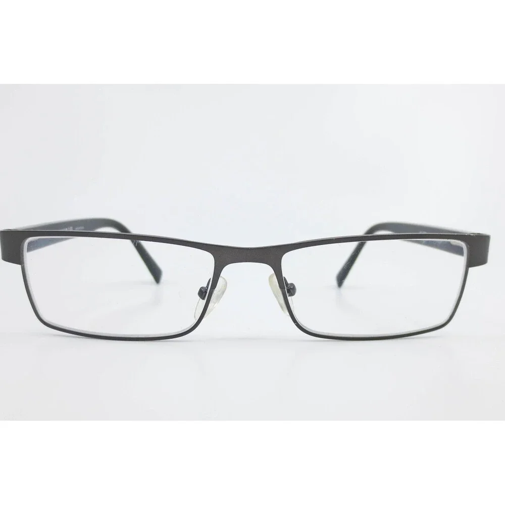 Armani Exchange AX 1009 6037 Matte Gunmetal Black Rectangular Eyeglass Frames